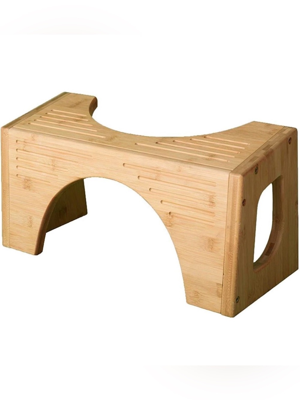 Squatty Potty The Original Toilet Stool Bamboo Flip 7 & 9 Height, Brown Squat.